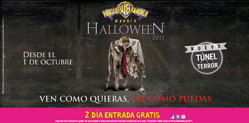 Halloween en Parque Warner 2011