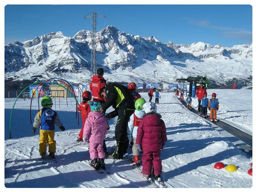 Viaje a la nieve con niños