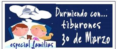 Dormir con tiburones para familias