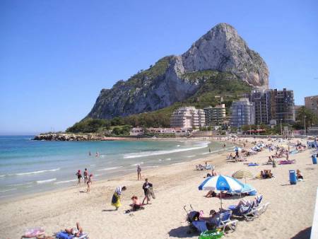 Calpe, destino turístico de vacaciones en familia