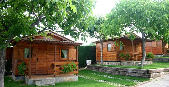 Vacaciones familiares en cabañas de madera