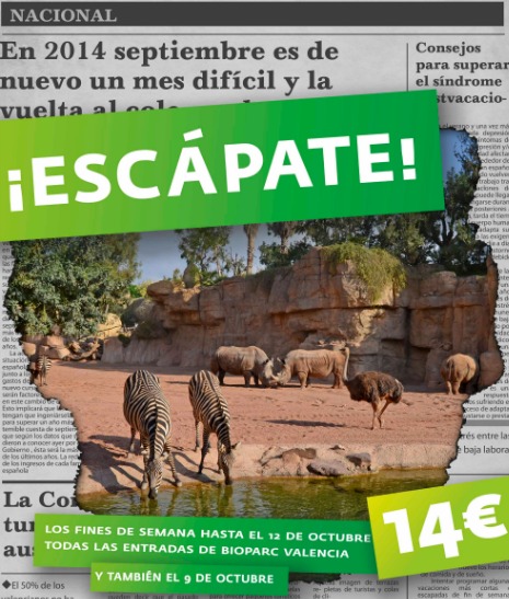Promoción Escápate 2014 Bioparc Valencia