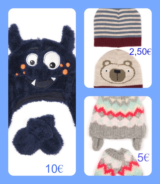 gorros, guantes, bufandas para niños 5