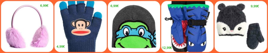 gorros, guantes, bufandas para niños 6